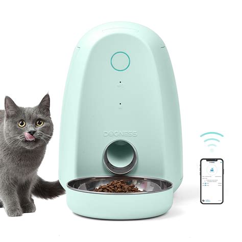dogness smart feed automatic cat feeder wi fi enabled pet feeder