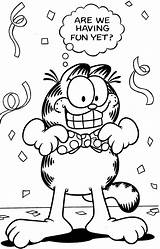 Garfield Ajeitando Gravata Tudodesenhos sketch template