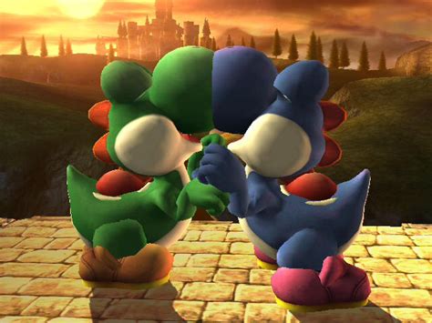 yoshis dancing  ssbbfan  deviantart