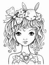 Coloring Pages Cute People sketch template