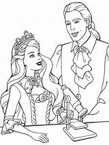 Barbie Coloring Pages Vintage Queen King Color все категории раскраски из Getdrawings sketch template