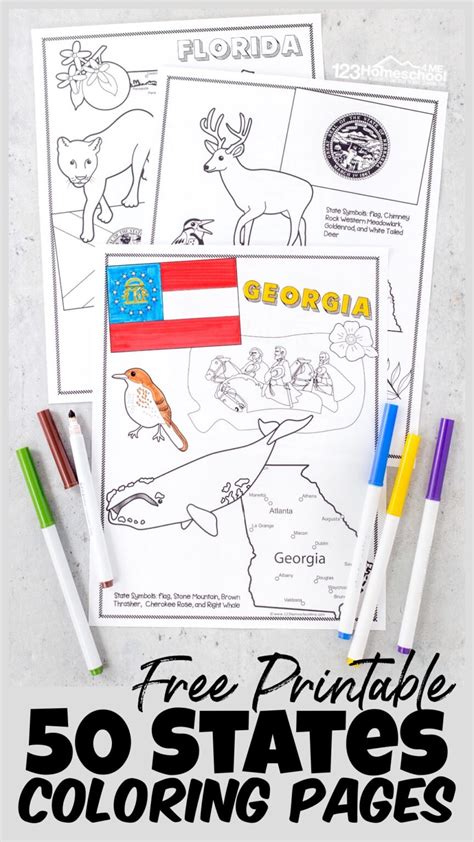 state coloring pages  kids