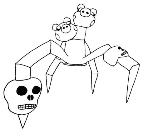 piggy roblox coloring pages skeleton cool coloring pages coloring