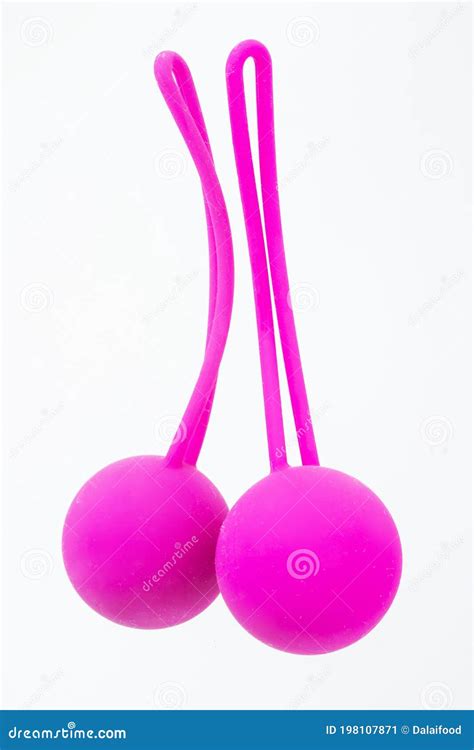 Kegel Balls Sex Toy Pink Kegel Balls Geisha Balls Stock Image Image