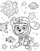 Coloring Pages Patrol Paw Printable Pawpatrol Size Barbie Printing sketch template