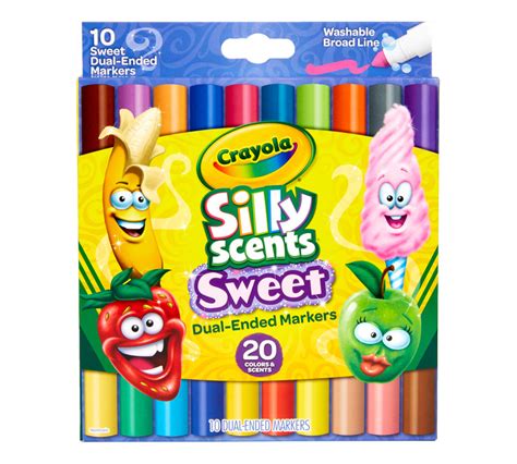 silly scents sweet dual ended markers  count crayolacom crayola