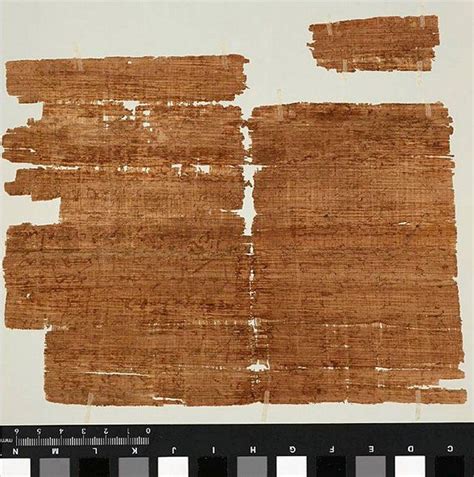 A 1 500 Year Old Christian Papyrus Kept In The Vaults