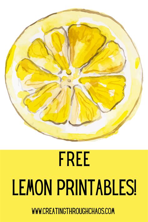 spring summer printables creating  chaos lemon kitchen