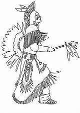 Coloring Native American Wow Pow Pages Color Dance Indian Clipart Drawing Americans Doing Indians Books Sheets Powwow Adult Kids Dancer sketch template