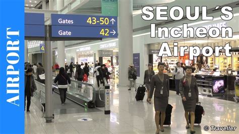 seoul incheon airport worlds   airport transit  incheon airport south korea