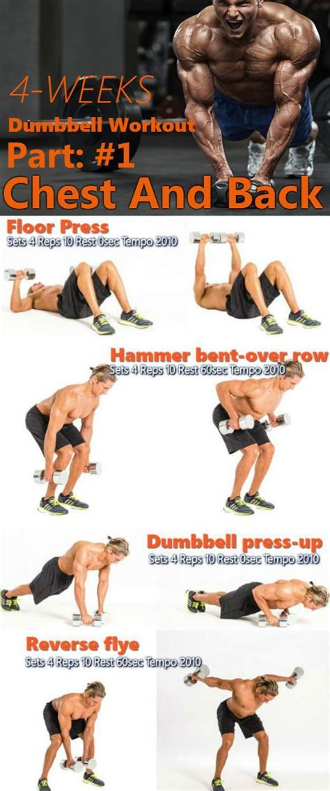 fast paced dumbbell strength training program     chest  dumbb