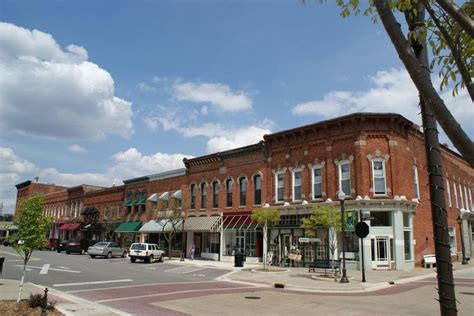 holly michigan main street usa main street street view