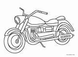 Coloring Motorcycle Pages Kids Printable Cool2bkids sketch template