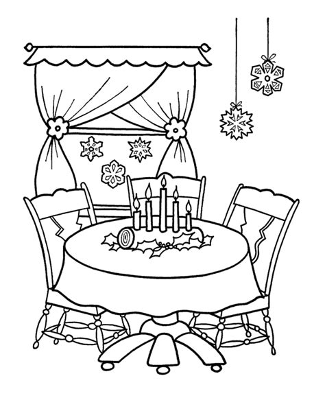 christmas decorations coloring pages    print