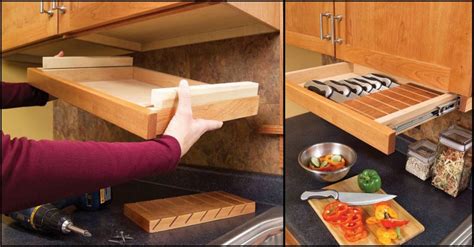 clever ideas  storing  kitchen knives  owner