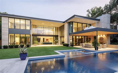 million contemporary style home  dallas texas homes   rich