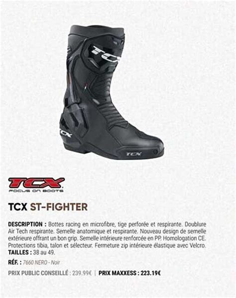 promo tcx st fighter chez maxxess icatalogue fr