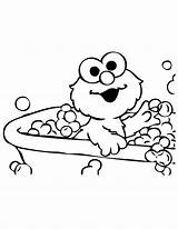 Elmo Coloring Pages Printable Baby Sesame Street Color Cookie Monster Christmas Bath Print Kids Birthday Face Takes Colouring Alphabet Clipart sketch template