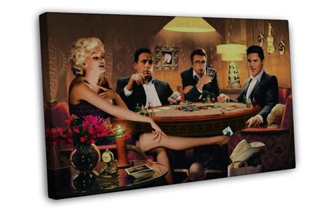 Marilyn Monroe James Dean Elvis Presley Humphrey Bogart Playing Card