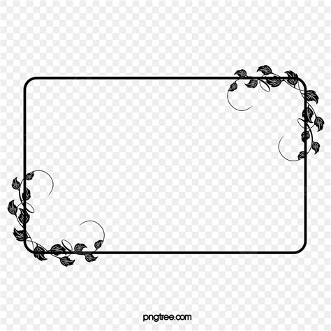 black frame png transparent black  white pattern frame frame