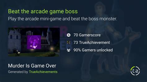 beat  arcade game boss achievement  murder  game