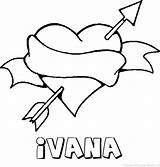 Ivana Liefde Kleurplaten sketch template