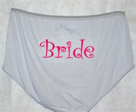 bride granny panties extra large size funny gag t wedding shower