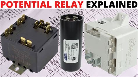 hvac potential relay explained potential relay wiring diagram  relay sequence  operation