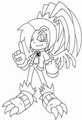 Chaos Emeralds Billy sketch template