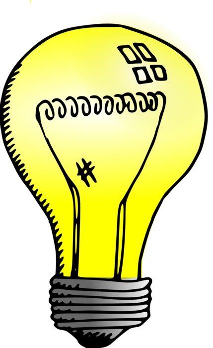 electric bulb drawing  image