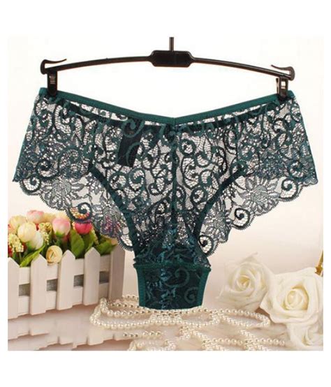 buy women s sexy sheer floral lace mid rise thong panties briefs erotic