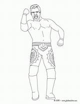 Coloring Punk Cm Pages Wwe Cartoon Popular sketch template
