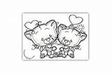Coloring Cat Pages Cute Cats Kittens Kitten Choose Board sketch template