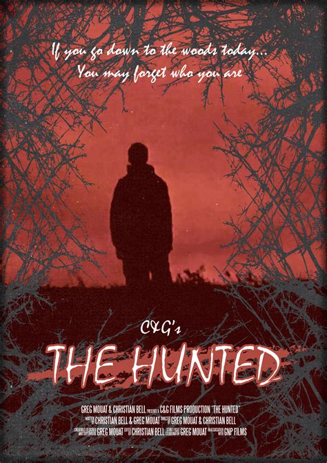 hunted  poster  bluray cover christian bell