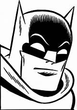 Batman Face Coloring Pages Printable Wecoloringpage sketch template