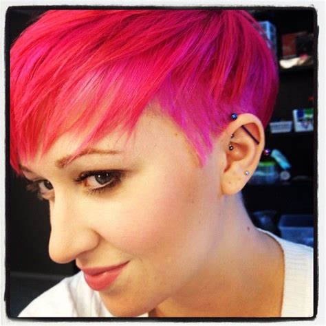 Pinky Pink Short Hair Styles Short Hair Options Short Hairstyles