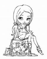 Coloring Pages Jadedragonne Catfish Deviantart Girls Jeannie Dream Improvised Fairy Teen Stamps Visit Colorful Sheets Template sketch template