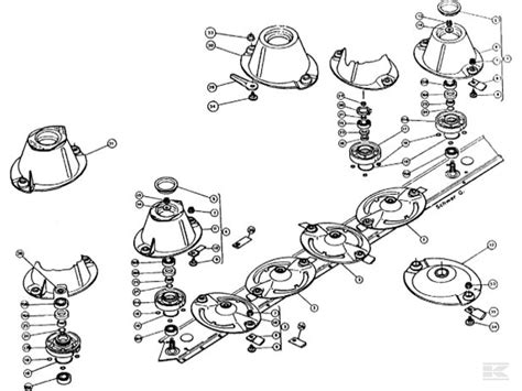 kuhn disc mower parts diagram