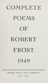 Robert Frost Poems Complete Edition First Signed sketch template