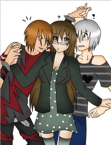 love triangle by peridot008 on deviantart