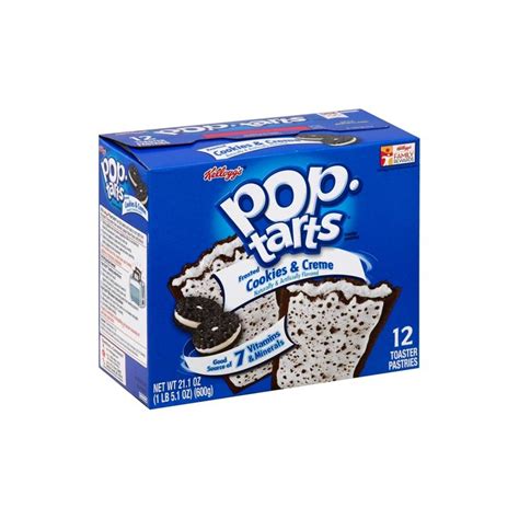 kellogg spop tarts frosted cookies and crème pastries 12ct 20 31oz