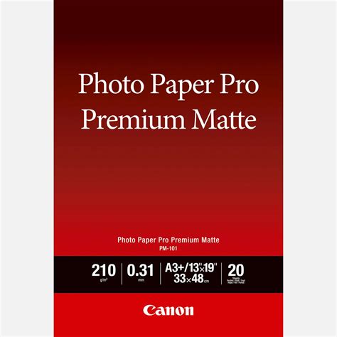 buy canon pm  premium matte photo paper    sheets canon
