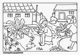 Drawing Scenery Coloring Nature Kids Village Pages Natural Draw Sketches Step Sketch Drawings Getdrawings Itl Use Size Search Template sketch template