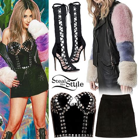 ally brooke galore magazine outfits steal her style