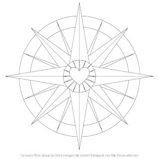 dont eat  paste compass rose coloring page