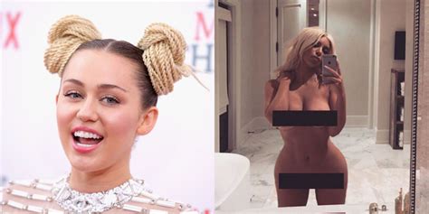 miley cyrus on kim kardashian s nude selfie focus on