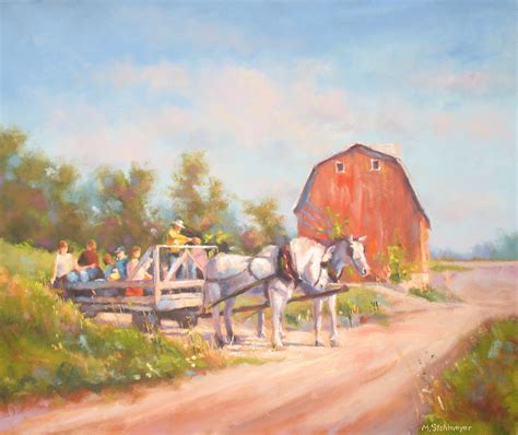 barn  farm paintings  midwest landscapes  michael stohlmeyer