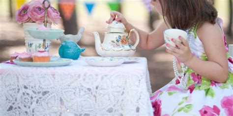 create  special birthday party tea party girl