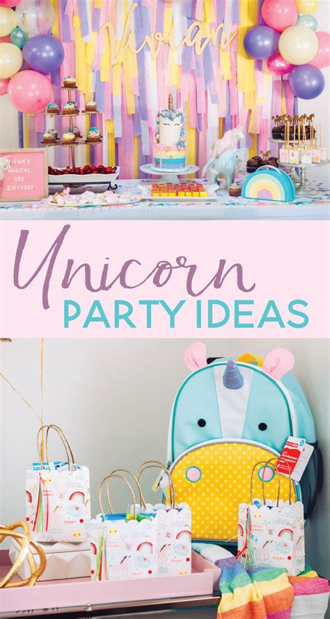 magical unicorn birthday party parties sandy  la mode