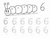 Number Worksheets Tracing Six Coloring Fichas Para Vocales Preschool Kindergarten Trabajo Preescolar Del Ejercicios Grafomotricidad Grafismos Crafts Math Toddler Homework sketch template